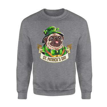 Personalized St. Patrick Gift Idea - Funny Mr. Bulldog - Standard Crew Neck Sweatshirt